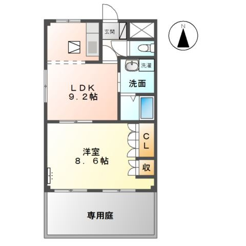 Ｏttimo. Casaの間取り