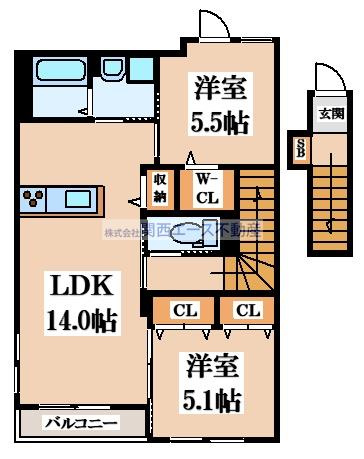 【間取り】 | ベルウエスト花園