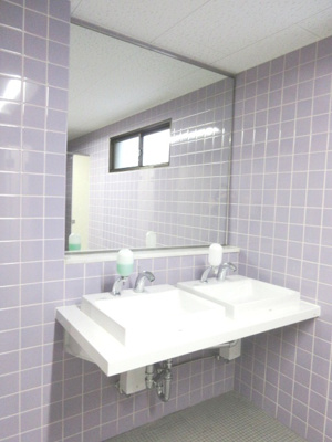 【洗面所】 | 海岸通の事務所ビル | 女性用洗面台