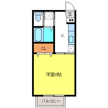 ジュネスルーセントの間取り