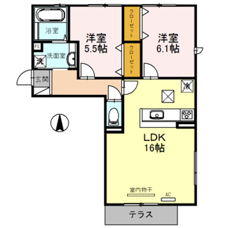 【間取り】 | Ｓｔａ．Ｐｌｕｓ　ｗａｎ