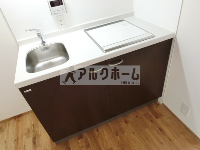 サニーテラス国分のキッチン|サニーテラス国分（柏原市国分本町・河内国分駅）　IHコンロ付キッチン