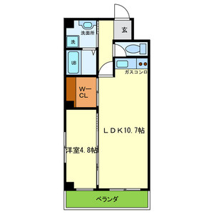 【間取り】 | ピオニー久宝寺