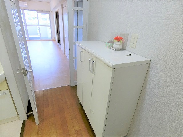 昭島つつじが丘ハイツ3号棟の玄関