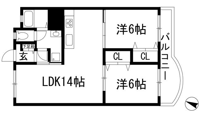 【間取り】 | 松本第一ビル