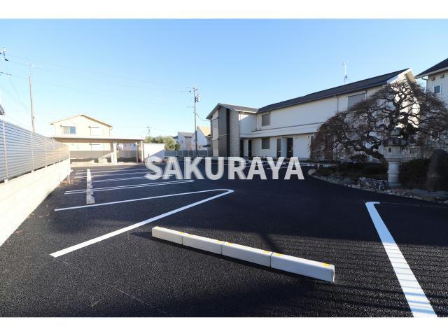 エコーヴィラの駐車場