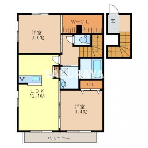 エコーヴィラの間取り