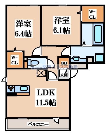【間取り】 | ステラ平野屋