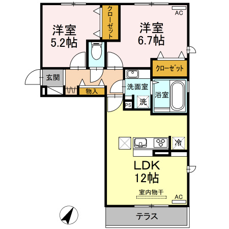 ピアの間取り
