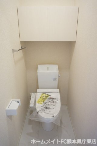 熊本市東区下江津６丁目のアパートのトイレ