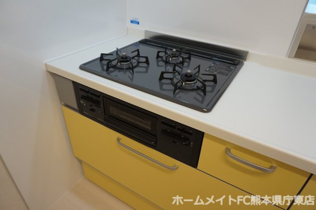 熊本市東区下江津６丁目のアパートのキッチン