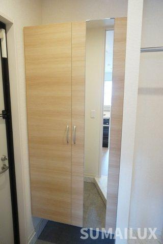 熊本市東区御領５丁目のアパートの玄関
