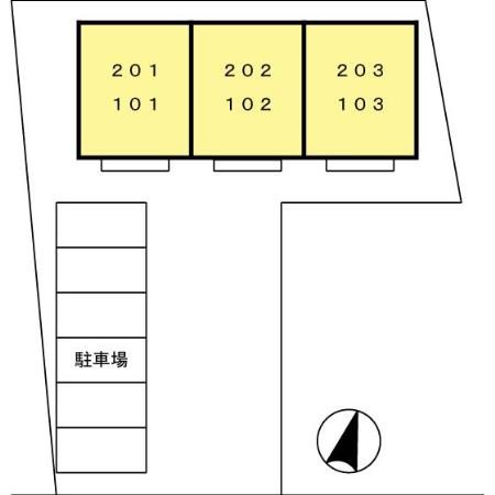 スノーフレークの区画図