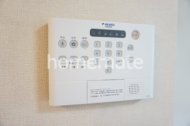 熊本市中央区黒髪１丁目のアパートのセキュリティ