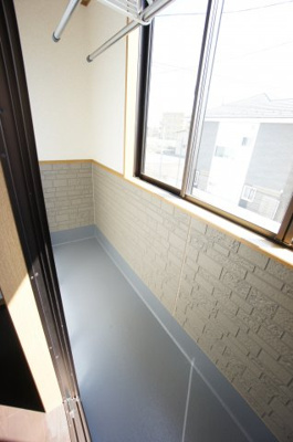 【バルコニー】 | ハイツクラウン下新田２