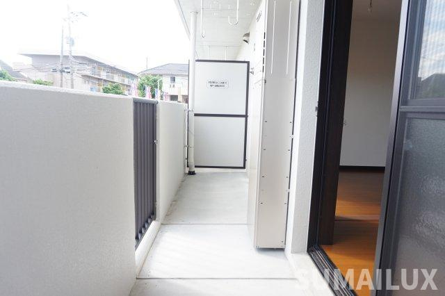 熊本市東区戸島西６丁目の賃貸マンションのバルコニー