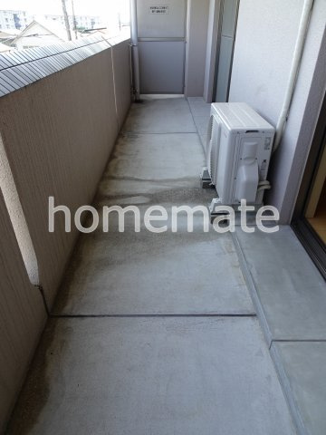熊本市東区山ノ内３丁目の賃貸マンションのバルコニー