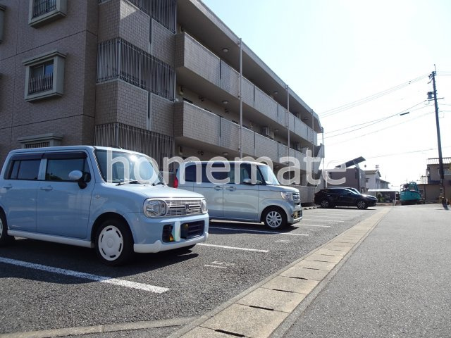 熊本市東区山ノ内３丁目の賃貸マンションの駐車場