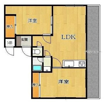 ユニヴァーサルハイツの間取り