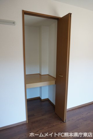 熊本市南区田迎５丁目のアパートの収納
