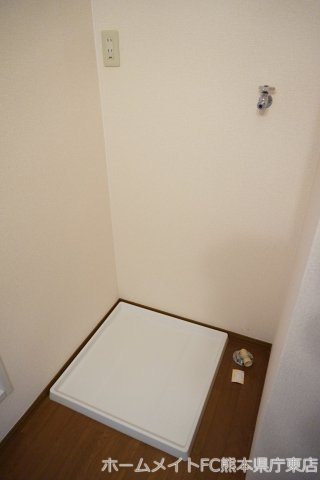 熊本市南区田迎５丁目のアパートの洗面所