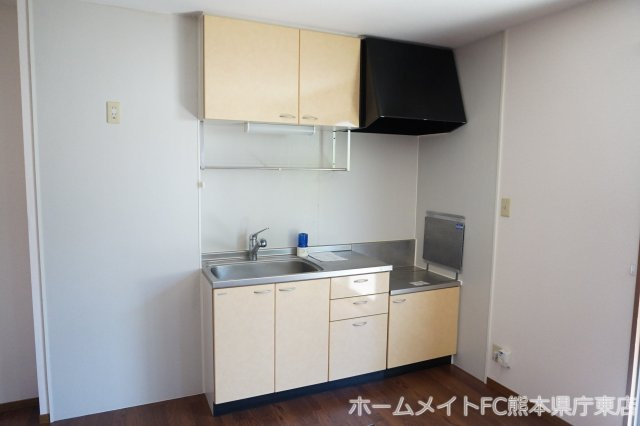 熊本市南区田迎５丁目のアパートのキッチン