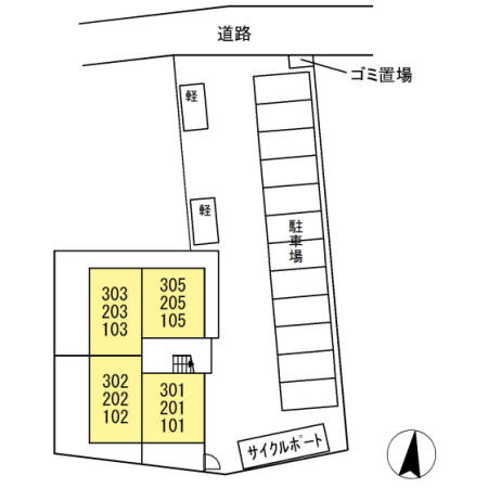 コンフォールの区画図