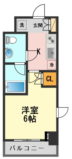 エストゥルース新小岩の間取り