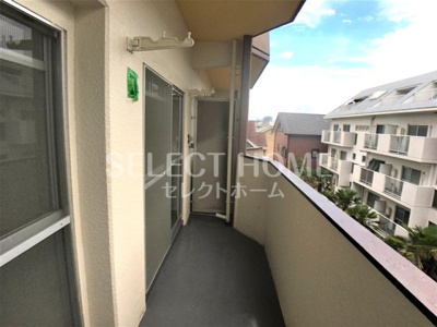 【バルコニー】 | 野添マンションひろみ | 陽当たり良好なバルコニーです