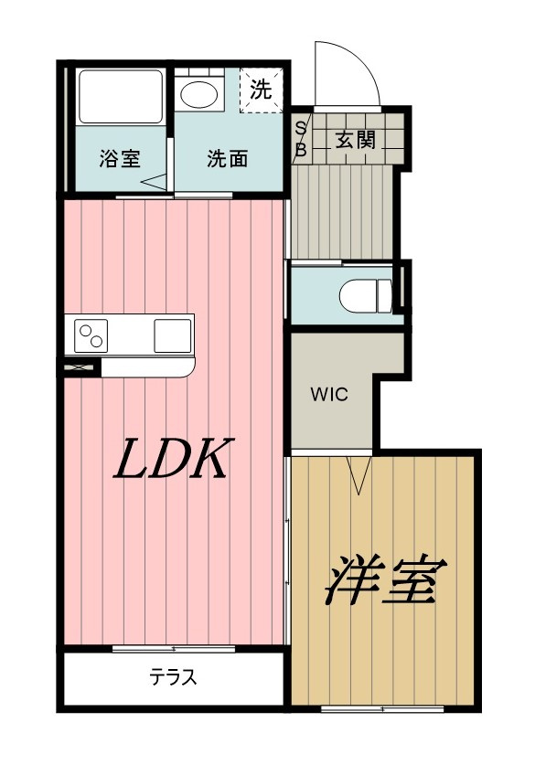 ソレイユの間取り