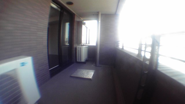 千代田区一番町の賃貸マンションのバルコニー