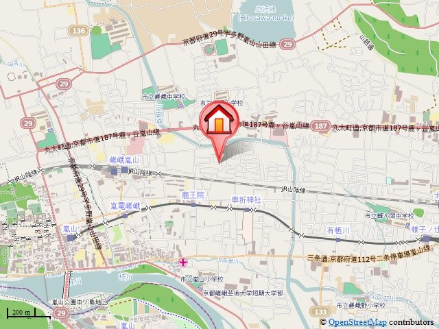 セジュールMAKOTOの地図