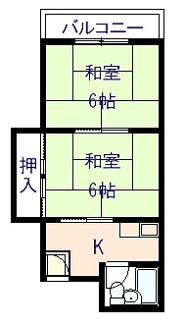 【間取り】 | 栄和マンション春木Ⅰ