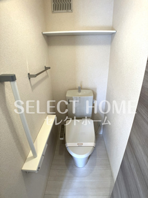 【トイレ】 | ハピネス上地 | 落ち着いたトイレです