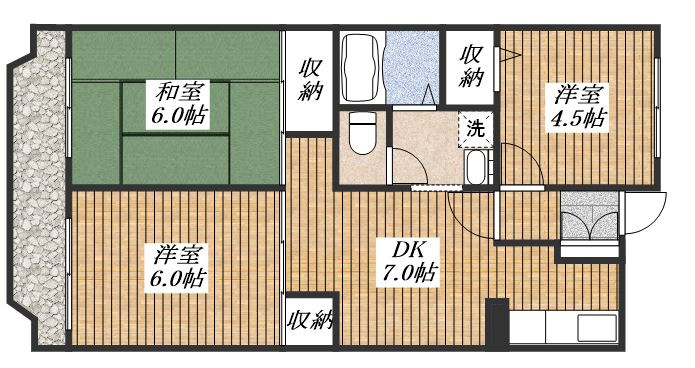 グレース美堀の間取り