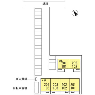 【区画図】 | D-roomオーク　Ａ