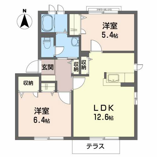 ディアス盛南の間取り
