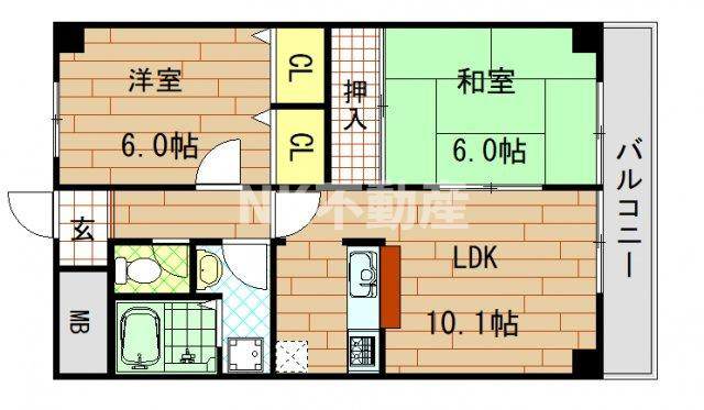 【間取り】 | カサ・ルシェロ（布施賃貸） | 間取りです