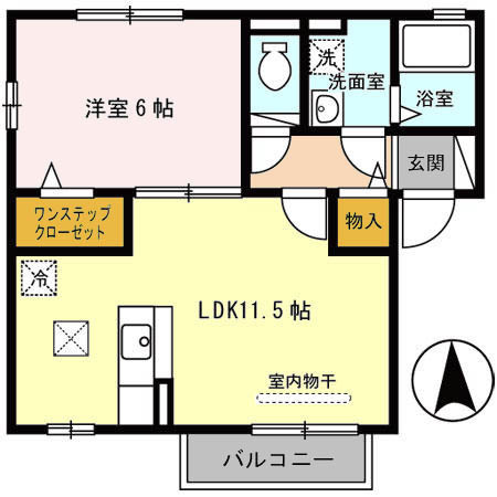 【間取り】 | アムール A棟
