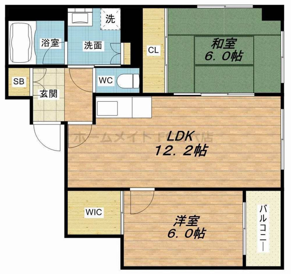 【間取り】 | REBANGA船場APARTMENT