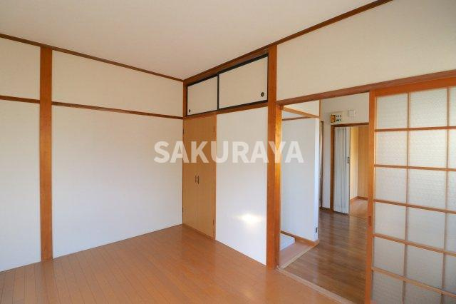 根岸方貸家Ｄ（福居町）の洋室|2024年1月撮影。