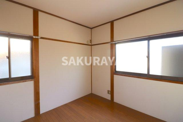 根岸方貸家Ｄ（福居町）の洋室|2024年1月撮影。