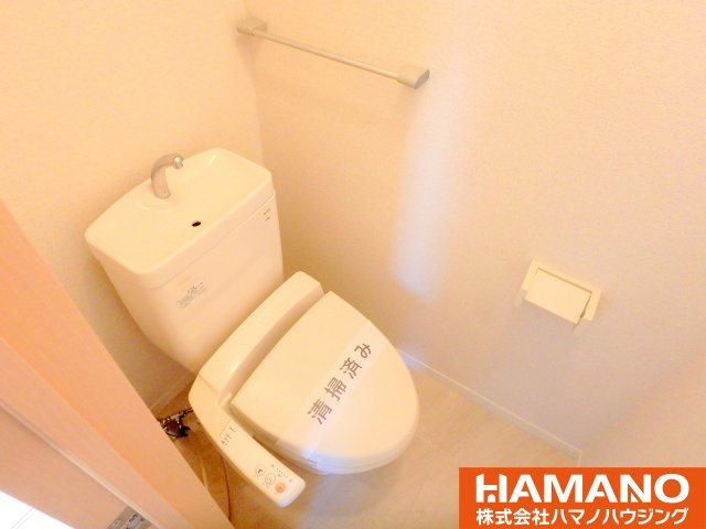 グランメールコートＤのトイレ|コンパクトで使いやすいトイレです