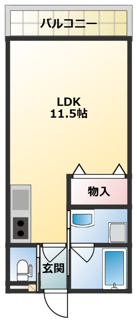 【間取り】 | Ｃａｎ Ｎｏｎ Ⅰ