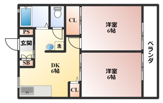【間取り】 | ハイツパークサイド