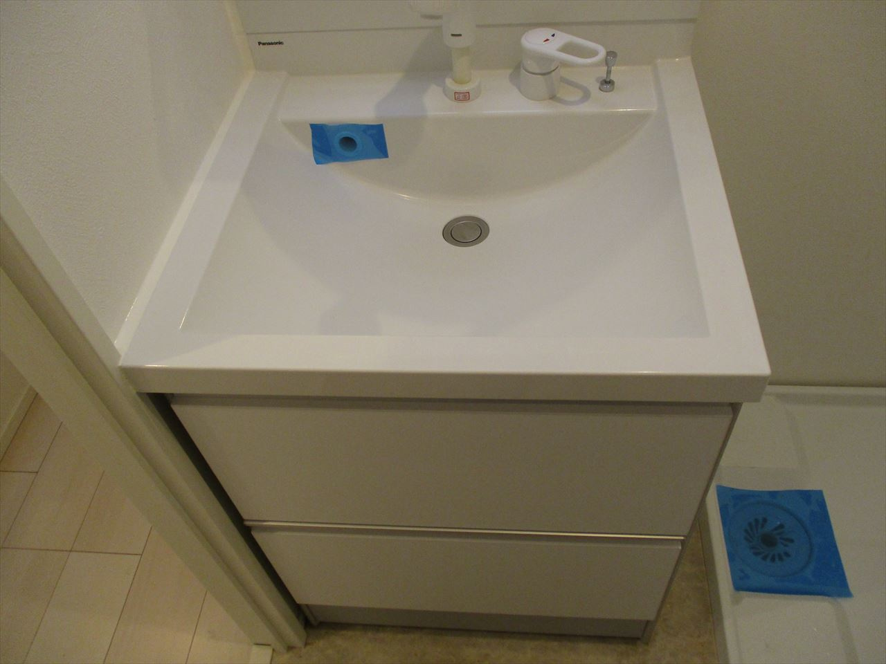 ハーモニーテラス西日置の独立洗面台|ハーモニーテラス西日置