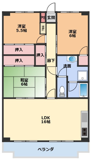 【間取り】 | ＯＳ・ＳＫＹフレックス藤が丘