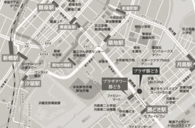 【地図】 | プラザタワー勝どき | プラザタワー勝どき