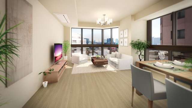 千代田区一番町の賃貸マンションのその他|リビング・モデルルーム参照