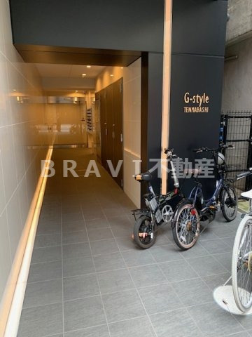 G-style天満橋（ジースタイルテンマバシ）　BRAVI不動産のエントランス|【G-style　天満橋】毎日通るエントランスはこのようになっています